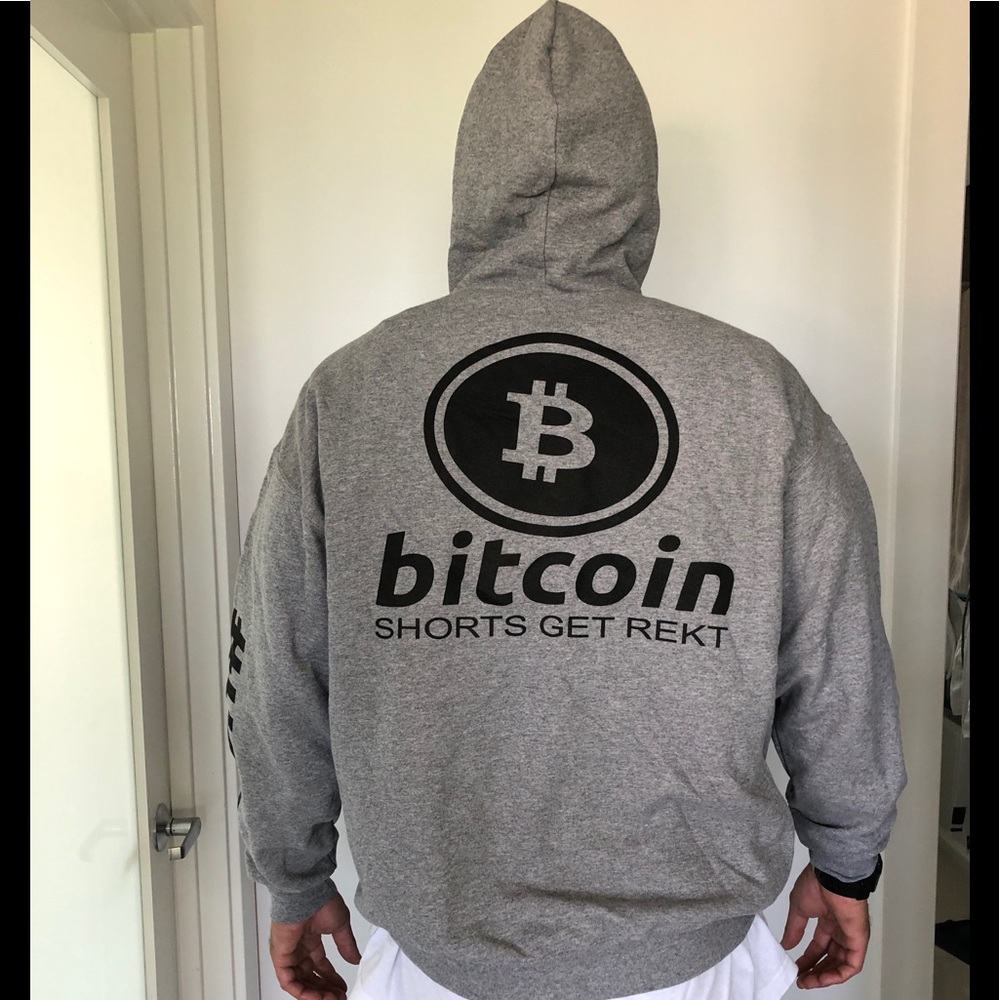 New bitcoin hoodie hodl cryptocurrency